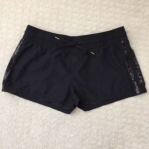 ROXY Junior 2 Inch Shorts w/ Sequin Side Stripes